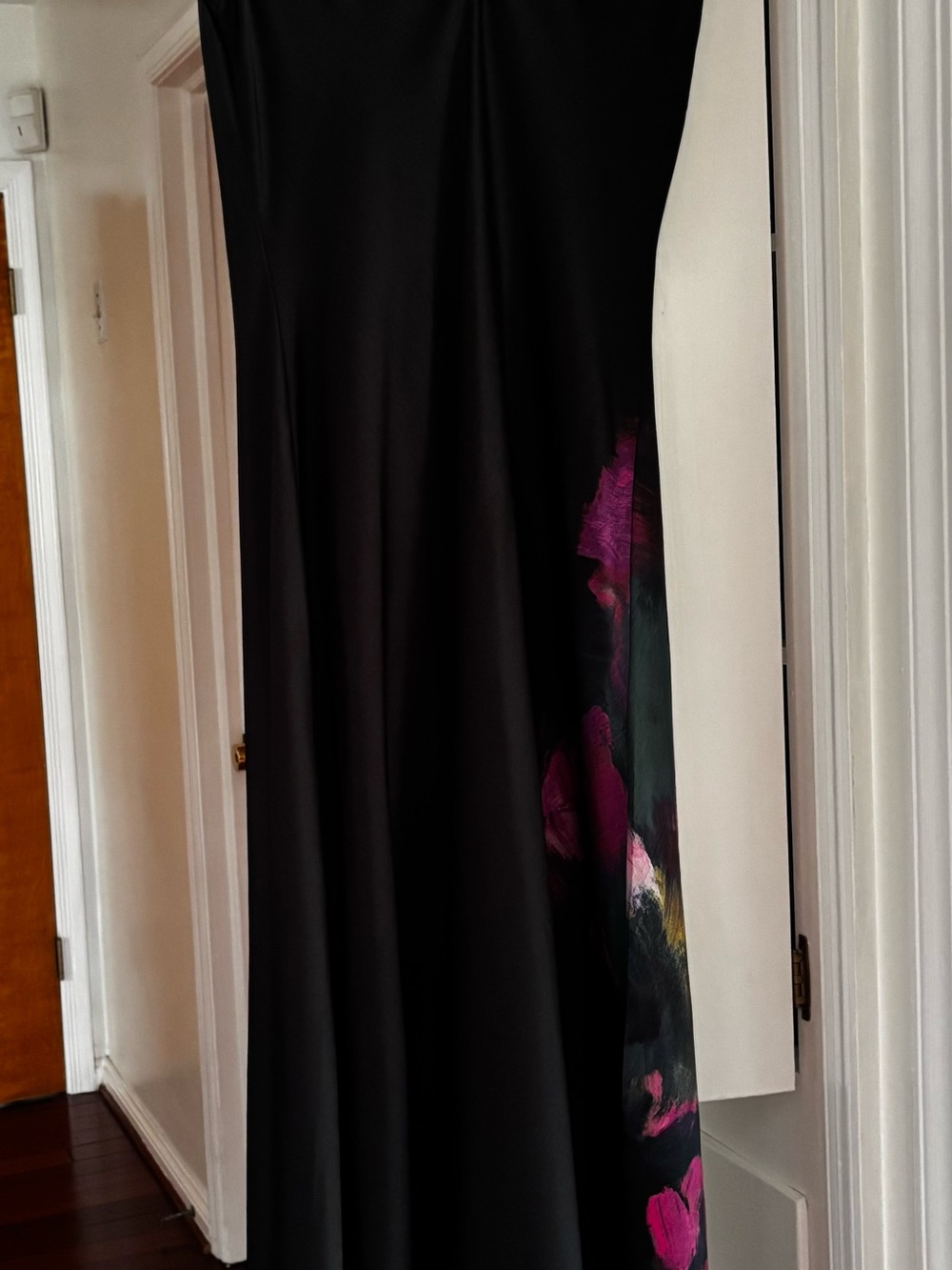 Ted Baker Averiee Draped Neck Midi Dress In Black - Picture 3 of 6